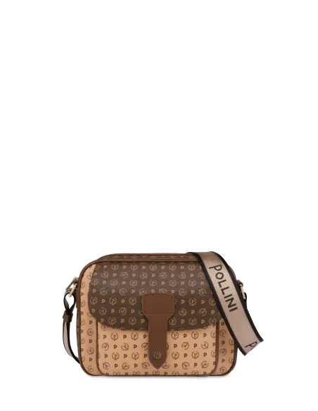 Borsa a tracolla con tasca Pollini