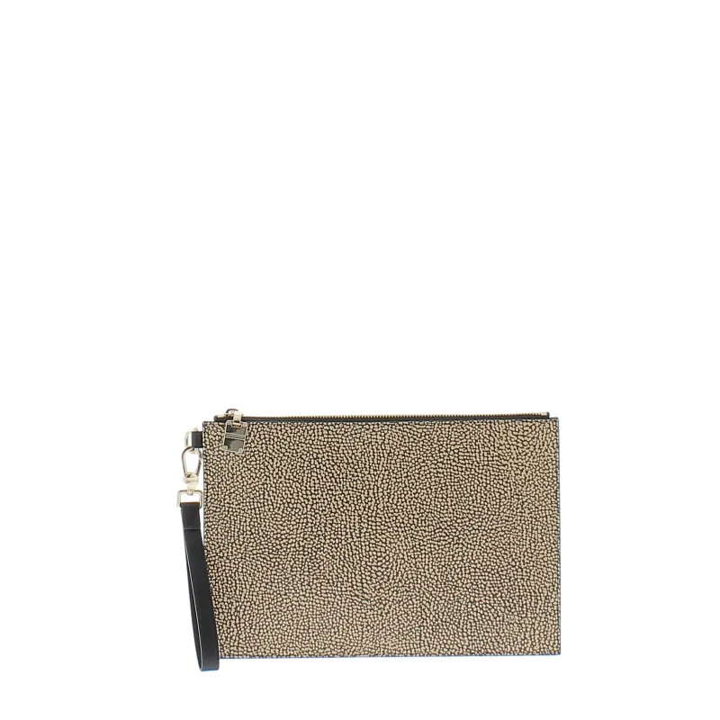 Borbonese flache Clutch-Tasche