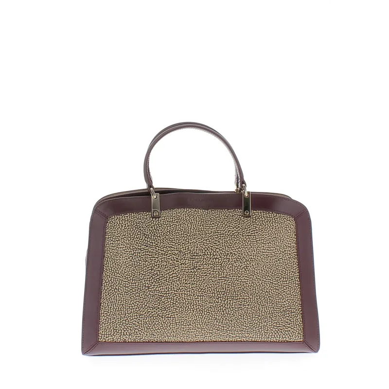 Borbonese Graffiti Damentasche mit zwei Henkeln