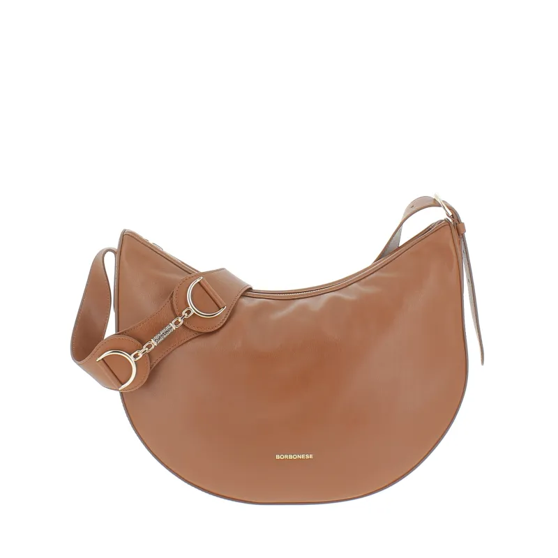 Borbonese leather shoulder bag