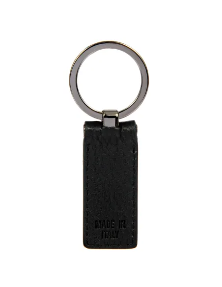 Porsche design Leather key ring with details in carbon fiber