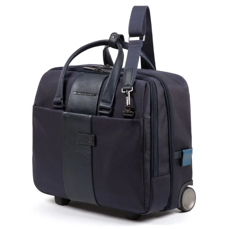 Piquadro Brief document briefcase with trolley 2