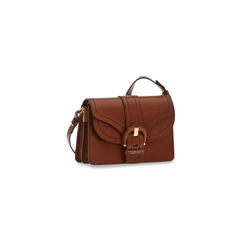 The Bridge Anastasia leather shoulder bag