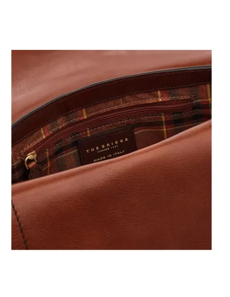 The Bridge Anastasia leather shoulder bag