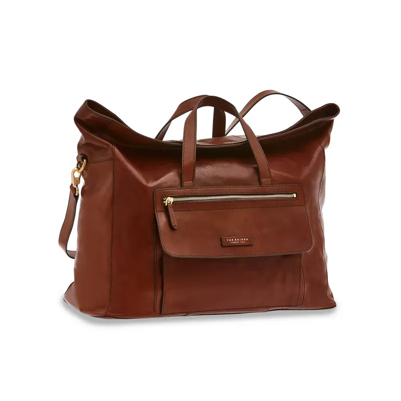 The Bridge leather duffle bag