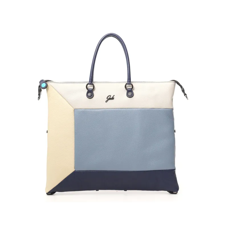 Multicoloured convertible leather bag 2