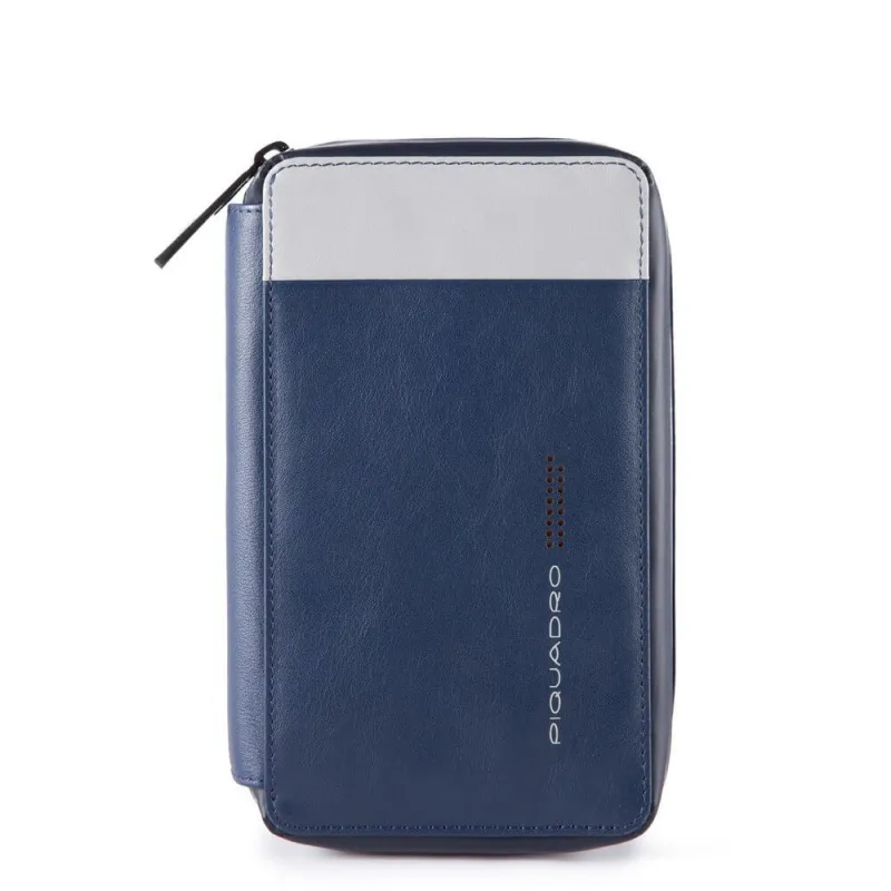 Kabel-Organizer Tasche Urban Piquadro Blau/Grau