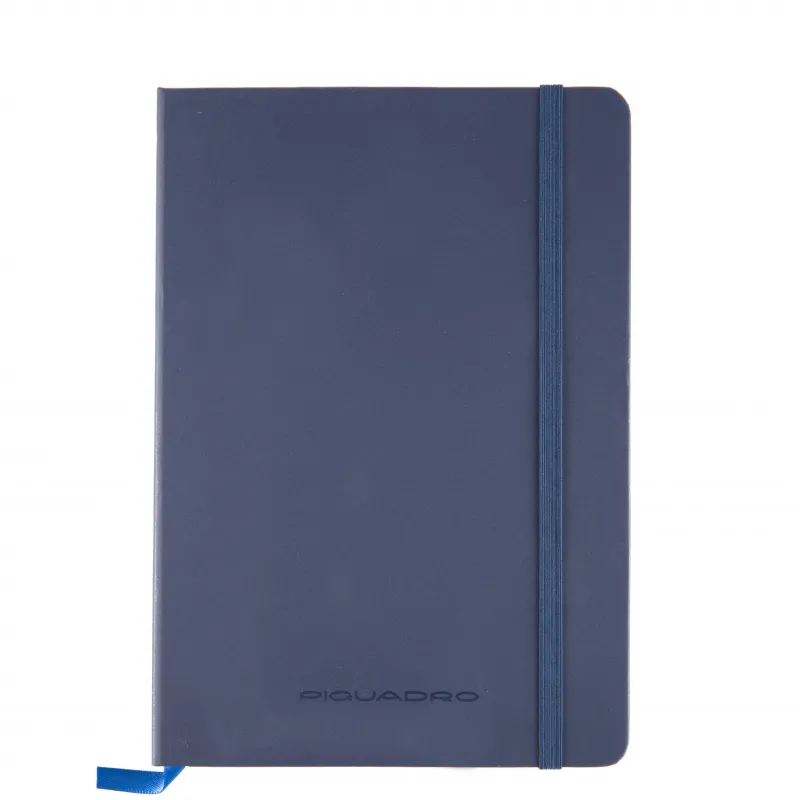 Quaderno a righe formato A5 Piquadro Blu