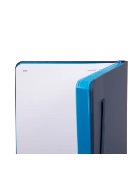 Piquadro A5 liniertes Notizbuch Blau