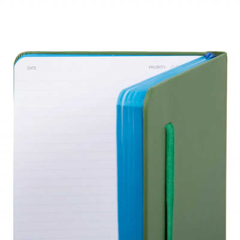 A6 liniertes Notizbuch Piquadro Grün 2