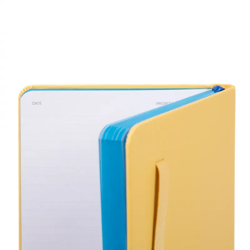 Quaderno Piquadro a righe formato A6 giallo 2