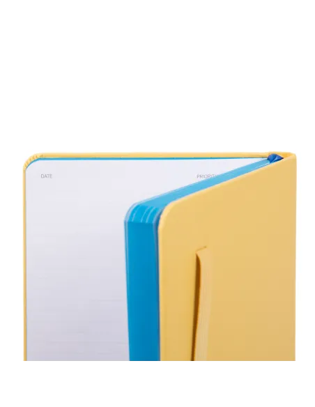 A6 liniertes Notizbuch Piquadro Gelb