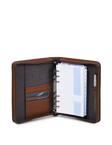 Organizer con cerniera Piquadro Cuoio B3