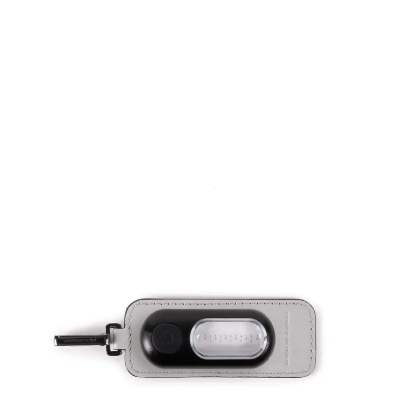 Wearable tail light with address tag grey