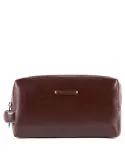 Toiletry bag Blue Square Brown