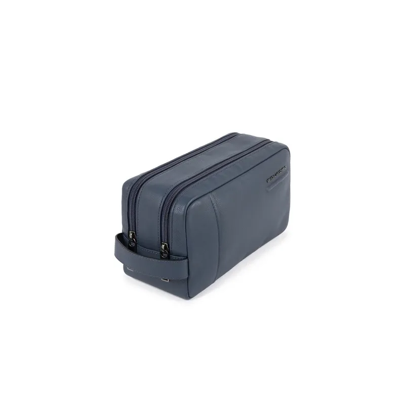 Piquadro Akron Leather Necessaire black 2