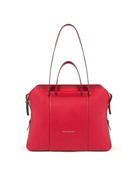 Piquadro Circle Damenlaptoptasche mit iPad®-Fach Rot
