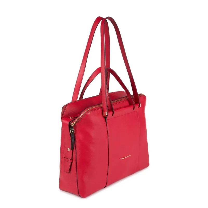 Piquadro Circle Damenlaptoptasche mit iPad®-Fach Rot 2