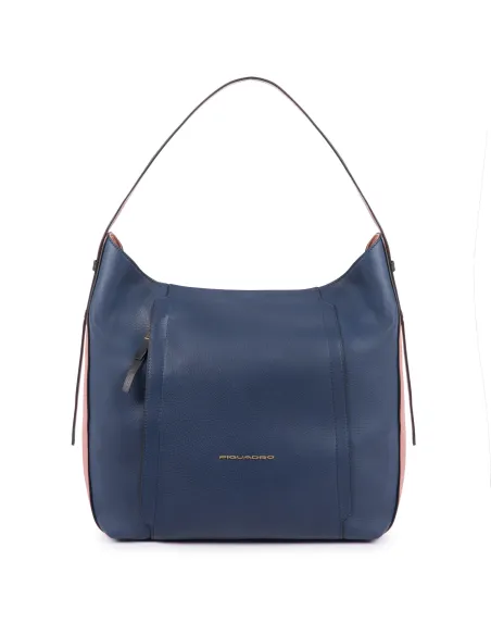 Schultertasche Circle blau