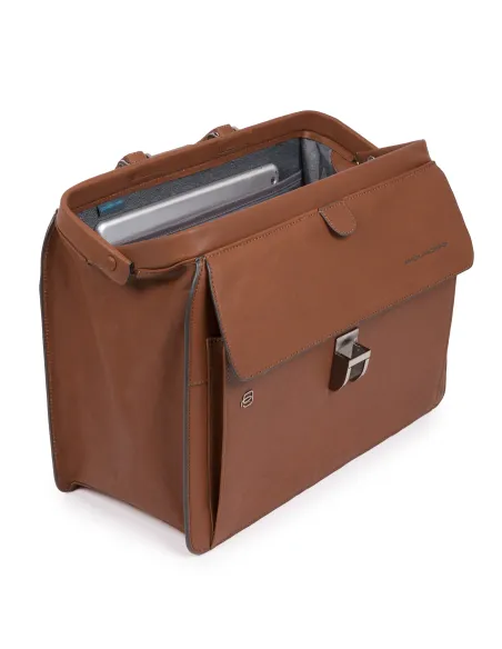 Doctor's bag Black Square brown