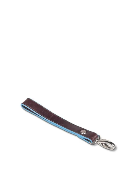 Handtasche mit drei Fächern Blue Square dunkel braun