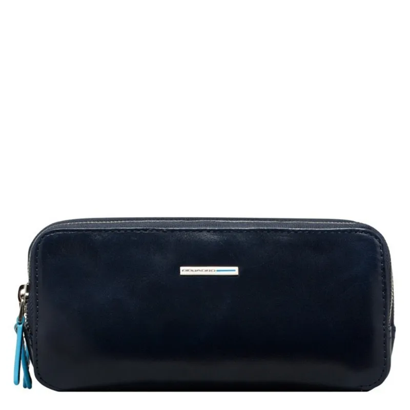 Handtasche mit drei Fächern Blue Square blau