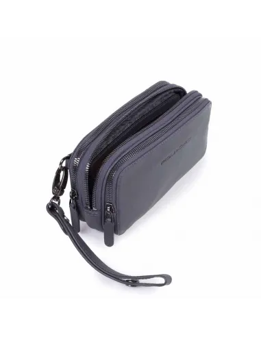 Astuccio in pelle a tre comparti...