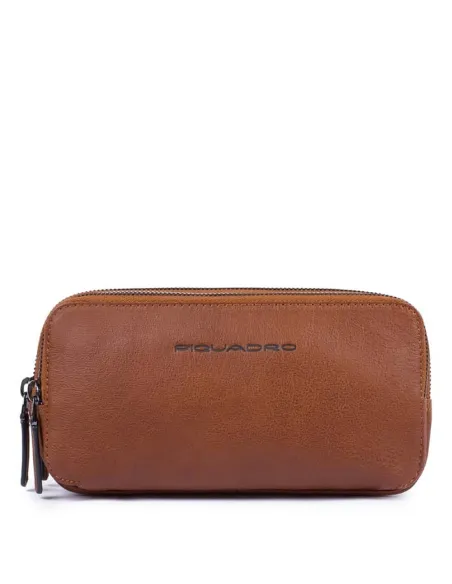 Case with three dividers Black Square brown