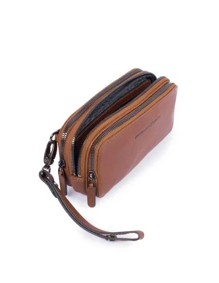 Case with three dividers Black Square brown