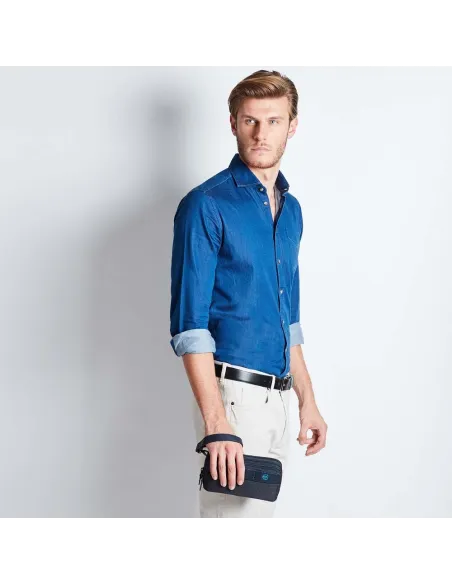 Piquadro P16 3-Fach-Tasche, Grau