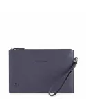 Herrenhandgelenktasche Black Square blau