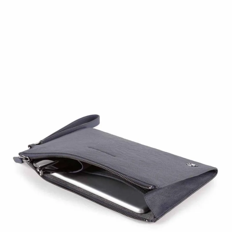 Herrenhandgelenktasche Black Square blau 2