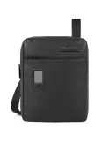 Borsello in pelle porta  iPad® Piquadro Akron nero