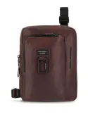 Piquadro Harper iPad® cross-body bag dark brown
