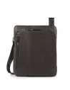 Borsello Piquadro Black Square porta iPad® Marrone Scuro