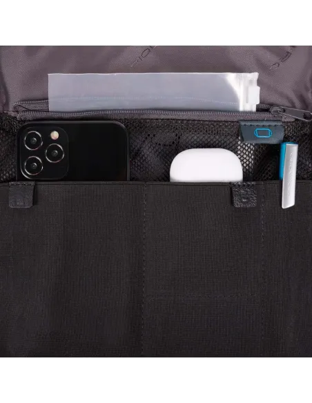 Crossbody bag in recycled fabric Brief 2 black