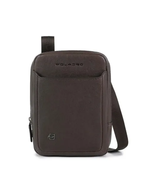 Borsello Piccolo in Pelle Black Square marrone scuro