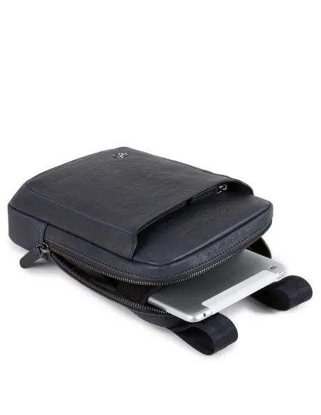 Borsello Piccolo in Pelle Black Square marrone scuro