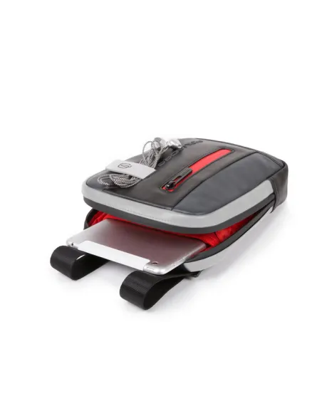 Umhängetasche mit iPad mini-Fach Urban Grau/Schwarz