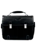 Laptop Briefcase Blue Square Black