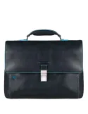 Expandable Briefcase Blue Square