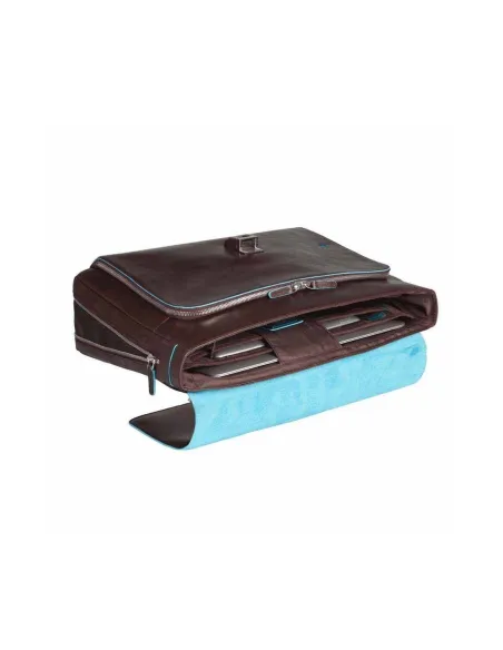 Piquadro Blue Square Aktentasche mit erweiterbarem Griff Schwarz
