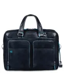 Two-handles briefcase with double pocket B2