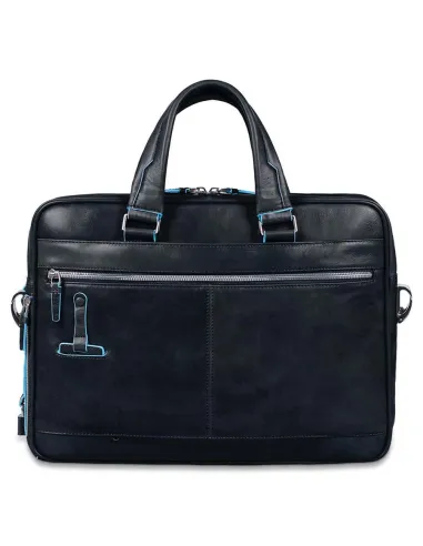 Aktentasche mit doppelter Tasche Blue...