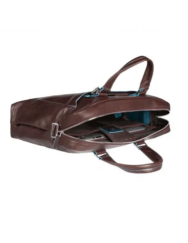 Two-handles briefcase with shoulder...