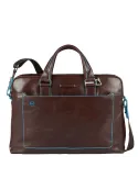 Two-handles briefcase with shoulder strap Piquadro Dark Brown