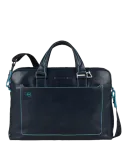 Computertasche aus Leder Blue Square Blu