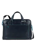 Piquadro Two-handles briefcase with shoulder strap Blu