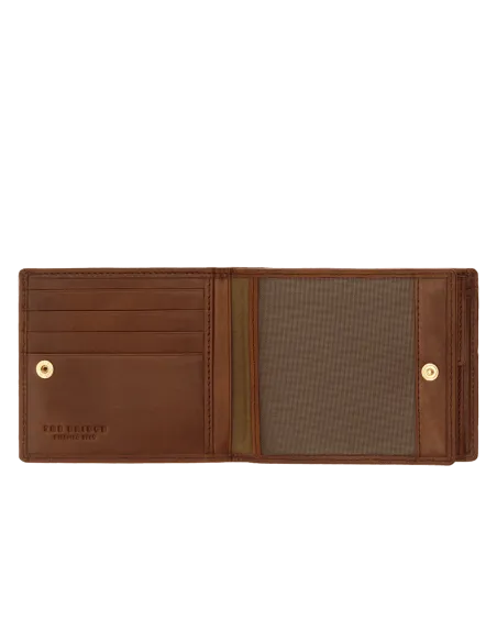 The Bridge Men's wallet with credit card slots and coin purse