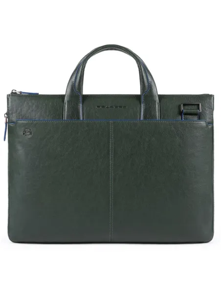 Expandable slim briefcase B2 Special Green